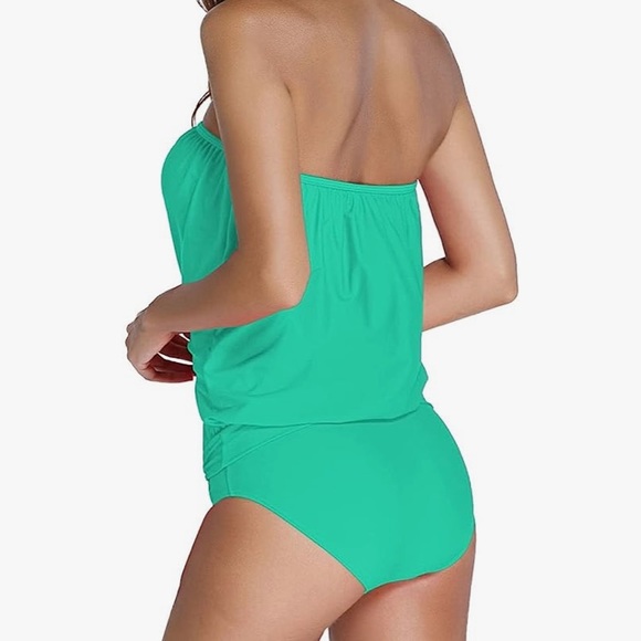 NWT Chartou collection, light green, one piece swimsuit. Size XL. - Picture 3 of 8